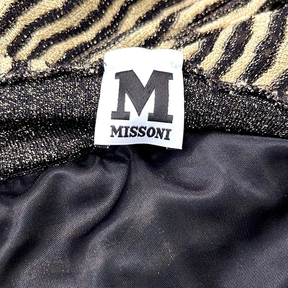 M Missoni Metallic Patterned Dress, size 10 - Picture 12 of 14